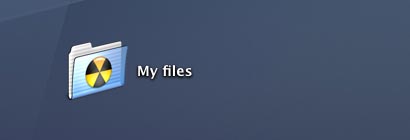 A burn folder with the name My Files
