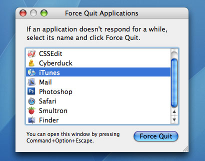 App will not force quit mac pro