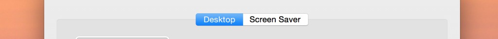 Two tabs: desktop and screen saver